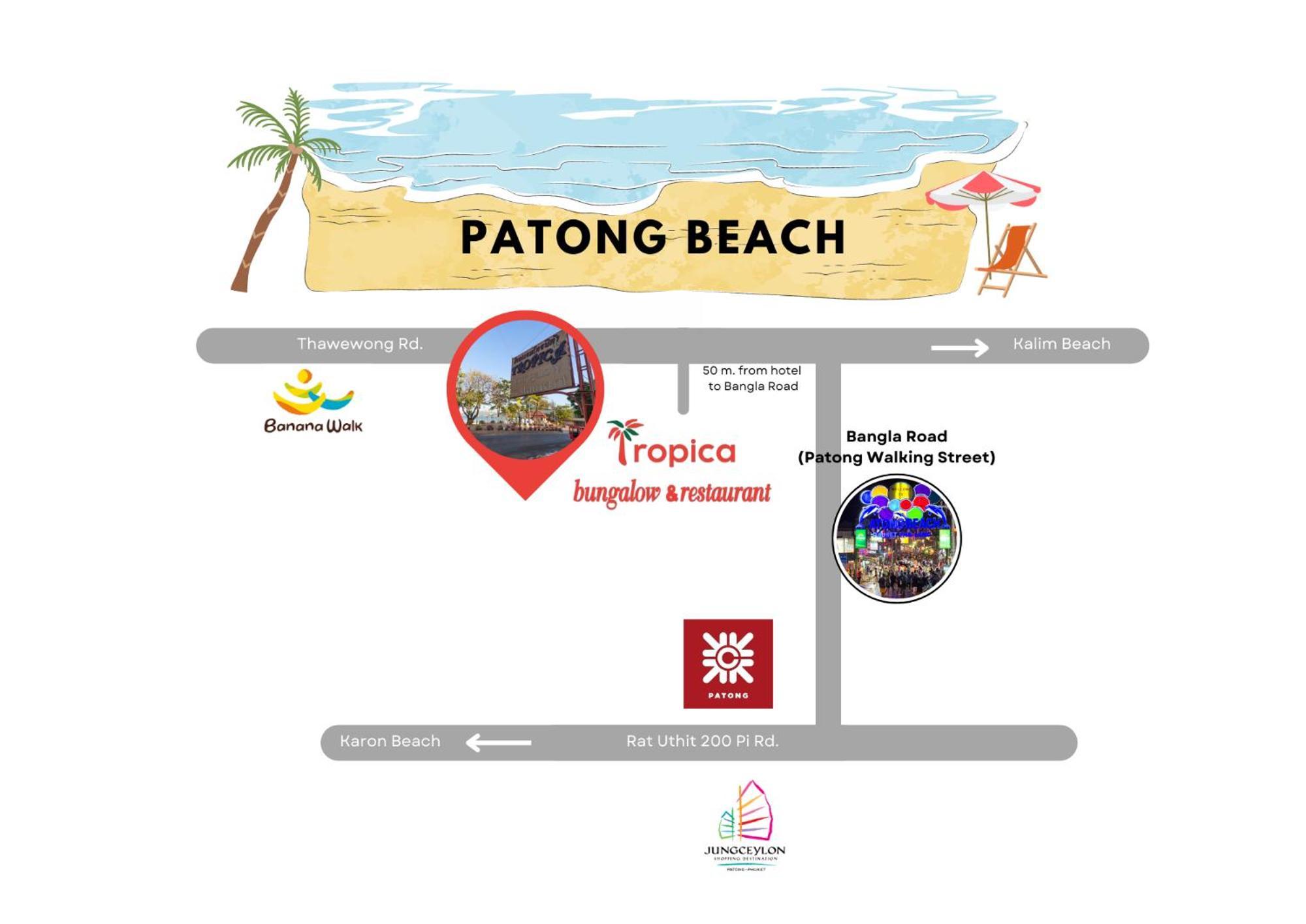 Tropica Bungalow Beach Hotel Patong Bagian luar foto